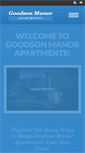 Mobile Screenshot of goodsonmanorapartments.com